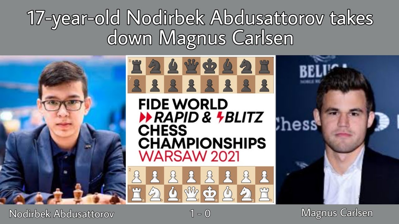 How Nodirbek Abdusattorov defeated Magnus Carlsen in Warsaw 2021: Strategy & Psychology