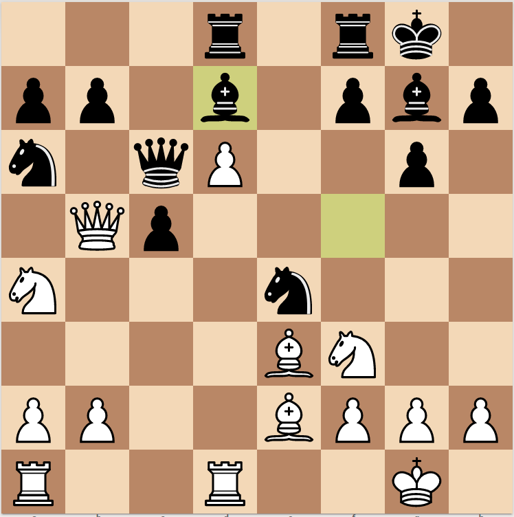 Very tense middlegame in Anand vs Kasparov