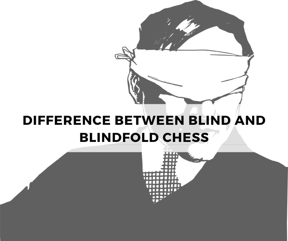 Difference between blind and blindfold chess