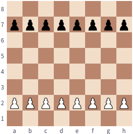 Chess games with only pawns on the board