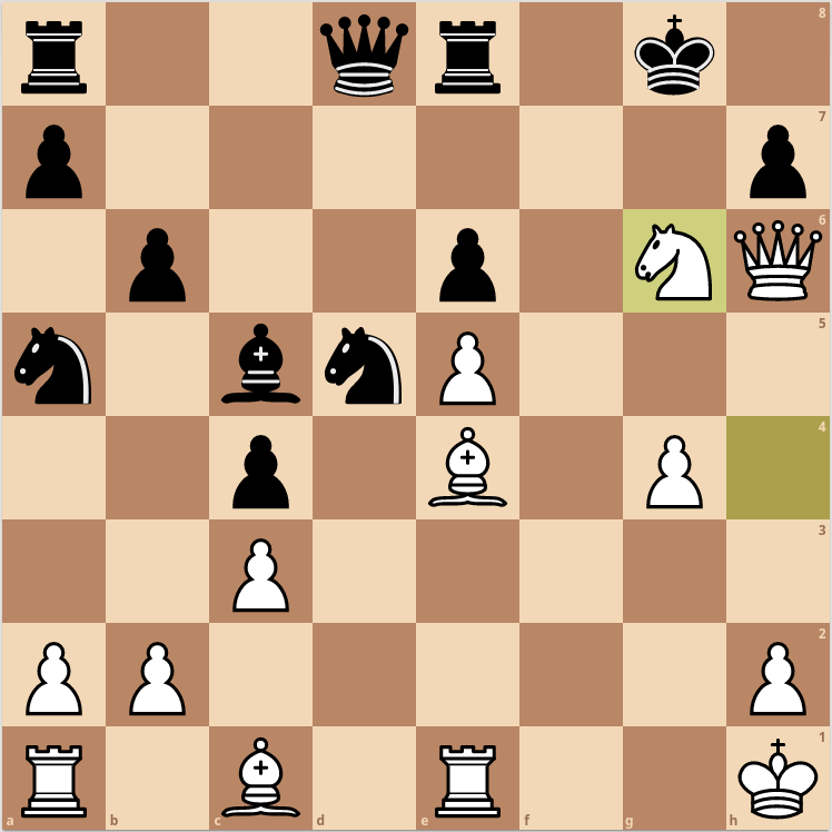 Third and final key position from Fischer vs Geller