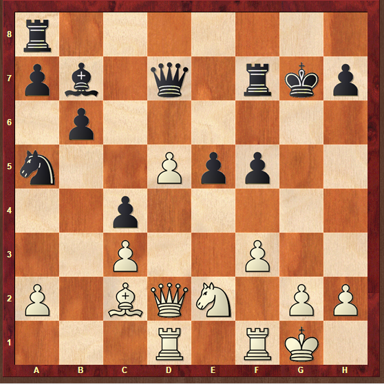 screenshot of chess game