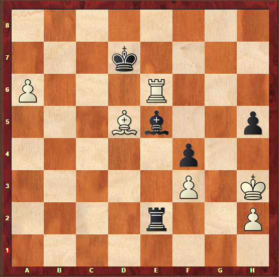 winning position of game 2  for kramnik