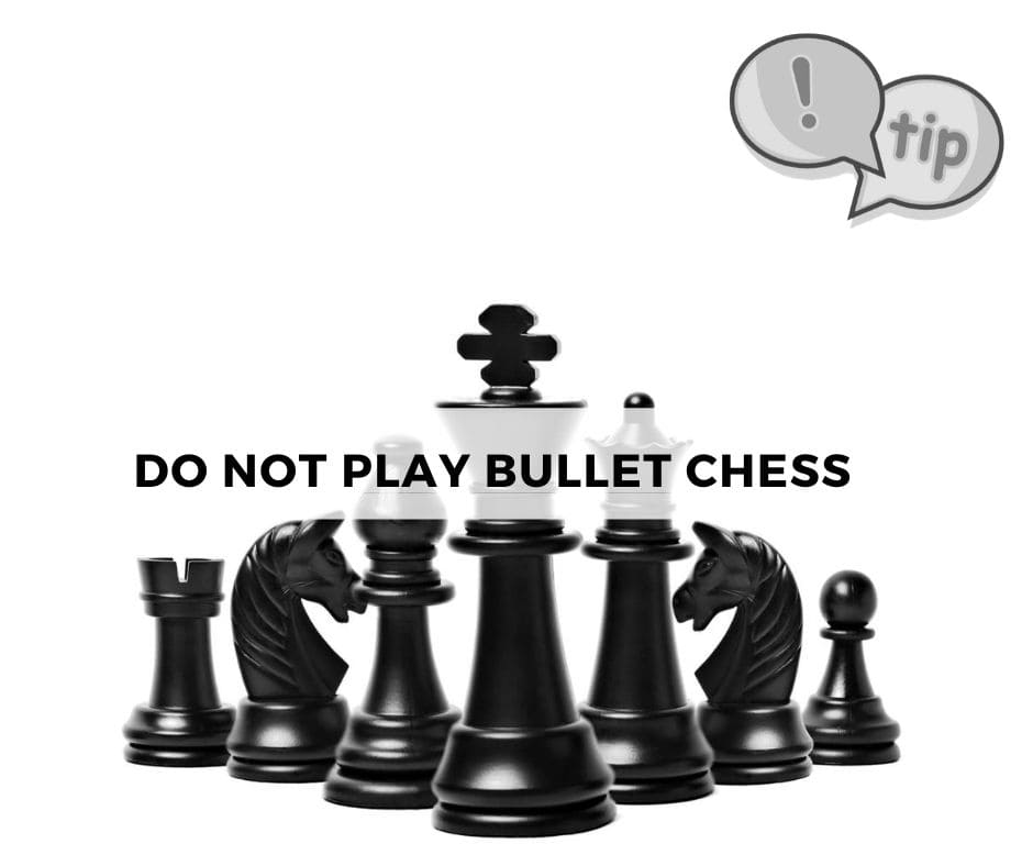 Why is bullet chess so popular? It almost never gets to the good part in  the middle to endgame and almost always ends in time or a dumb mistake made  to avoid