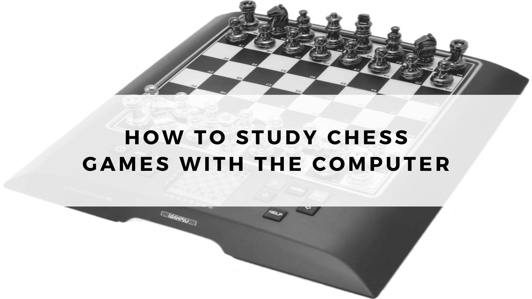 How to Study Chess Games with the Computer