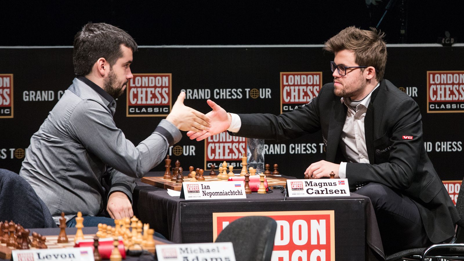 Ian Nepomniachtchi and Magnus Carlsen…Friends or foes!