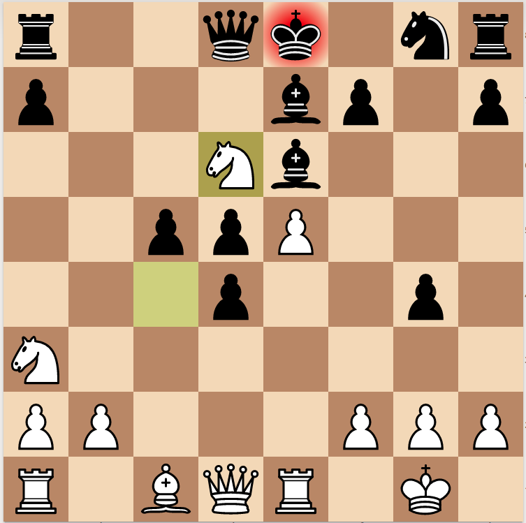 The position is a mess but White has the attack