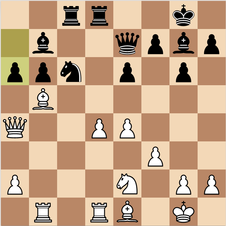Kasparov sacrifices a pawn for the initiative